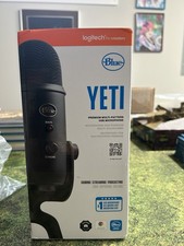 Logitech Creators Blue Yeti USB Microphone with Blue VOCE 4 Pickup Patterns NIB picture