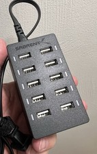 SABRENT  60 Watt, 12 Amps , 10 Ports USB Rapid Charger - AX-TPCS/TU63 *QUALITY * picture