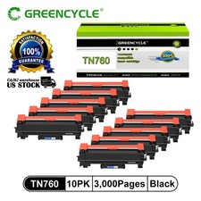 10PK TN760 With Chip Toner cartridge For Brother MFC-L2710DW MFC-L2750DWXL TN730 picture