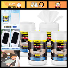 240 Count Electronic Screen Cleaning Wipes - 4 Pack, Anti-Static, Streak-Free picture