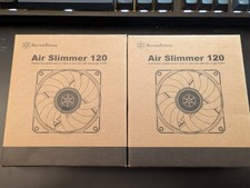 Silverstone Air Slimmer 120mm Slim Fans Bnib NEVER USED picture