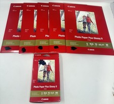 Canon Inkjet Photo Paper Plus Glossy II PP-301 Mixed Lot of 6 (8.5