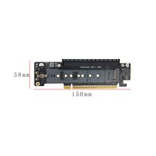 PHDK PH4235 PCIe 5.0 Quad M.2 NVMe RAID Card x8x4x4 Bifurcation VROC picture