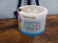 New Sealed Memorex CD-R 50 Pack Spindle 52x 700Mo 80min Recordable CD-R  picture