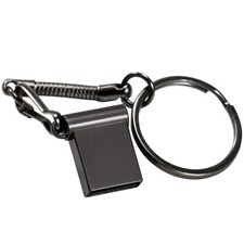 JASTER Small Metal USB Flash Drive 64GB, Portable with Lanyard for Daily Use picture
