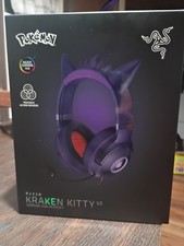 Razer Kraken Kitty V2 Gengar USB Headset Purple RGB Surround Sound New Unopened picture