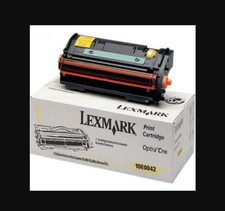 LEXMARK 10E0042 C710 GENUINE YELLOW TONER CARTRIDGE NEW picture