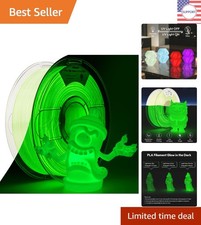 1KG Glow in the Dark Silk Filament 1.75mm Green - Perfect for Creative Projects picture