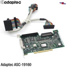 Adaptec ASC-19160 SCSI PCI Slot Controller Adapter 68-50-Pin POL 29160N Cable picture