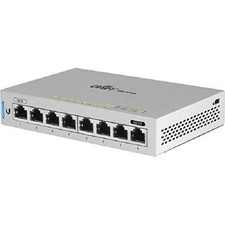 Ubiquiti US-8 w/ Power Supply, 8-Port Gigabit (non-POE), 1 Year Warranty picture