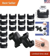 Multipurpose 15 Pcs Magnetic Cable Holder Clips - 22mm Easy Install System picture