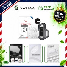 HOTLINEGAMES Mouse Feet Skates for Logitech MX Master 3S/3, 2 Sets 0.8mm Pure picture