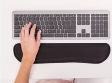 Gorilla Grip Silky Gel Memory Foam Wrist Rest for Computer Keyboard Black picture