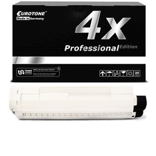 4X Eurotone Pro Cartridge BLACK For OKI ES-8431-DN ES-8441 picture