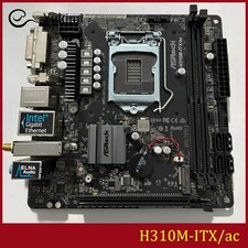 FOR ASROCK H310M-ITX/ac Socket 1151 DVI-I HDMI DisplayPort 1.2 Ｍotherboard Test picture