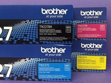 Brother TN227 4 Pack High Yield Color Toner Set (BK/C/M/Y) picture