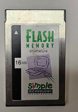 Vintage Simple Technology 16MB FLASHDISK PC Card STI-ATAFL for HP 200LX Palmtop picture