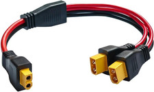 10AWG XT60 Y Splitter Cable, XT60 Female to Dual Male Connector Adapter for Sola picture