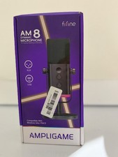 FIFINE AM8 USB XLR Dynamic Microphone RGB Desktop Stand AM8 Ampligame picture
