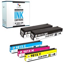 CMYi 5-Pack Compatible 981X Ink fits HP PageWide Enterprise Color 556dn 556xh picture