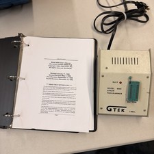 Vintage GTEK 9000 EPROM Programmer 120V Unit with Manual Scarce picture