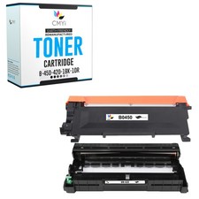 Black CMYi Toner Cartridge Combo Pack Lot fits Brother TN450 and DR420 picture