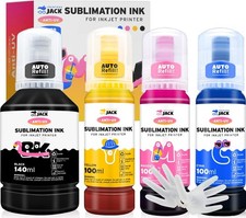 Printers Jack 440ml Sublimation Ink for Supertank Inkjet 440ml, Multicolor picture