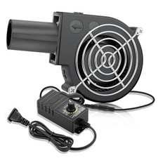 97Mm X 33Mm BBQ Blower Fan 12V with 120V – 240V AC Plug Variable Speed Controll picture