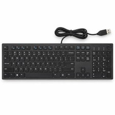 Dell KB216-BK-US Wired USB Multimedia Keyboard 104-Key US QWERTY Black picture