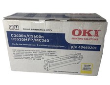 NEW Genuine Okidata Image Drum 43460201 Yellow Drum C3530mfp C3400n C3600n MC360 picture