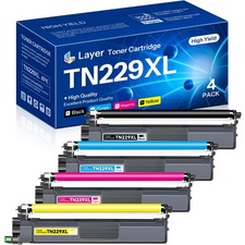 TN229XL High Yield Toner Cartridge FBA TN229XL-4PK, TN229XL-4PK(BK/C/M/Y) picture