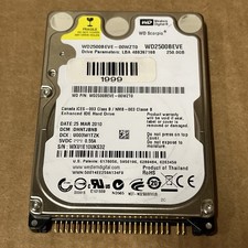 Western Digital Scorpio Blue 250GB Internal 5400RPM 2.5