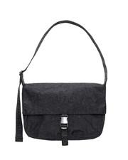 BAGGU Nylon Sport Messenger Bag in Black, Fits 13/14 inch laptop picture