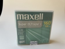 Maxell Super DLT Tape I 160GB 320GB Data Cartridges Data Tape Sealed 1/2