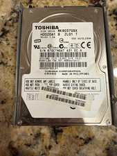 Toshiba 80GB 2.5in SATA HDD MK8037GSX with Caddy Surface Tested Zeroed picture