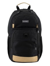 Eastsport Aero Cor 19in Backpack Black Tan Padded Laptop Sleeve Multi Pocket NWT picture
