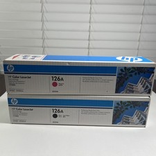 Genuine HP 126A Magenta /Black Toner Cartridge CE313A OEM picture