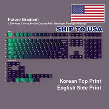 Korean Keycaps Cherry Profile Side-Lighted South-Facing Pbt Material Dye-Sub Big picture