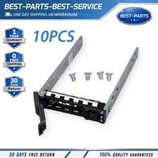 10 Pack 2.5in Hot Swap Drive Caddy For Dell PowerEdge R730 R630 R430 G176J Set picture