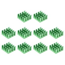 Cross Shaped Notch Heatsinks for MOS GPU IC Chip 10pcs picture