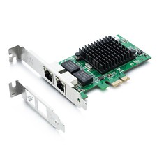For Intel E1G42ET 1G Gigabit PCIe Network Card with Intel 82576 Chip Dual RJ45 picture