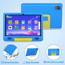 AEEZO Kids Tablet Android 13 Gaming Pad 10.1 in IPS Touch 32GB ROM 2pcs Blue picture