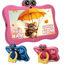 7 Inch Toddler Learning Tablet for Ages 2-10 Android 13 Kids Tablet Crab Design picture