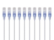 Monoprice Cat6A Ethernet Patch Cable - Snagless RJ45, 550Mhz, 10G, UTP, Pure Bar picture