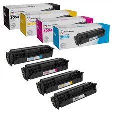 LD Toner Cartridge 4-Pack CE410X Black CE411A Cyan CE413A Magenta CE412A Yellow picture