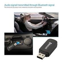 2pcs USB Bluetooth Music Stereo Wireless Audio Receiver Adapter Home Car Speaker picture