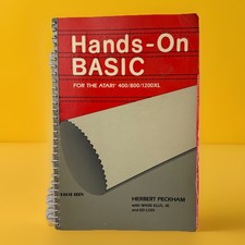 1983 Hands-On BASIC For The Atari 400 800 1200XL Herbert Peckham Vintage Book picture