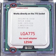 Intel Xeon X5450 3.0GHz quad-core processor compatible LGA775 ultra Q9550. Q9650 picture