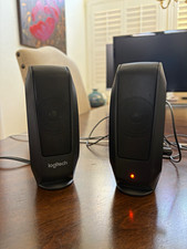 Logitech S120 2.0 Channel Wired Computer Speakers Black Volume Control, Jack picture