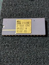 LAST ONE [New Old Stock] Zilog Z-80A CTC Z80 - Ceramic Package with Gold Pins picture